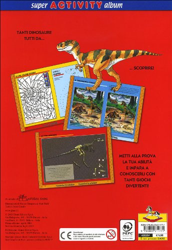 Dinosauri Super Activity Album Copertina Flessibile 10 Dic 2002 0 0