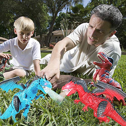 Estela Dinosauro Giocattolo Rc Rex Dinosauro Action Figure Jurassic Mondo Giocattoli Perfetti Per Giocare O Per Regalo Per Feste Di Bambini Red 0 4