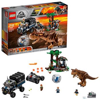 Lego Jurassic World Set Mattoncini Fuga Sulla Girosfera Del Carnotaurus 75929 0