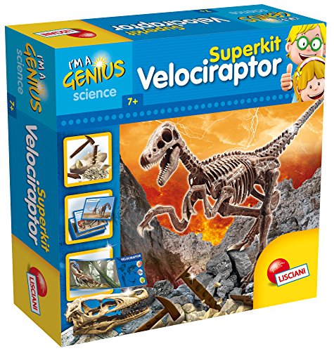 Lisciani Giochi 56422 Gioco Piccolo Genio Super Kit Velociraptor 0