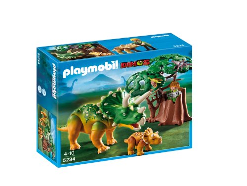 Playmobil 5234 Triceratopo Con Cucciolo 0