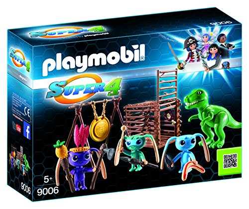 Playmobil 9006 Guerrieri Alien Con Trappola Per T Rex Multicolore 0