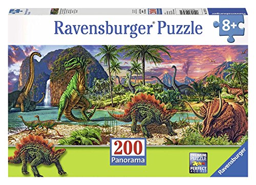 Ravensburger Italy Nel Paese Dei Dinosauri Panorama Puzzle 200 Pezzi 12747 0