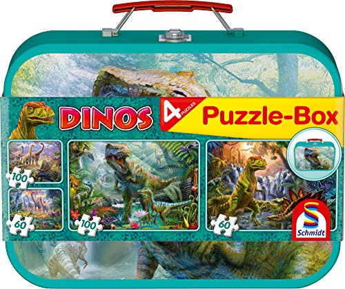 Schmidt Puzzle Dino Box 2 X 60 E 2 X 100 Pezzi 56495 0