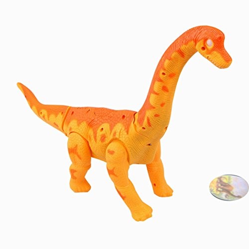 Yier Giocattoli Elettronici Arancione Walking Brachiosaurus Dinosaur 0 0