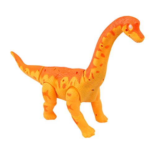 Yier Giocattoli Elettronici Arancione Walking Brachiosaurus Dinosaur 0