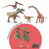 Gizmovine 1620 Set Di Giocattoli Educativi Con Dinosauro Jurassico Realistico Decorazione Per La Casa Per Bambini E Ragazzi 0 0