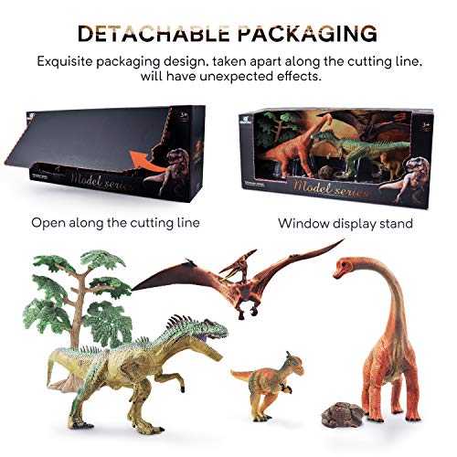 Gizmovine 1620 Set Di Giocattoli Educativi Con Dinosauro Jurassico Realistico Decorazione Per La Casa Per Bambini E Ragazzi 0 3