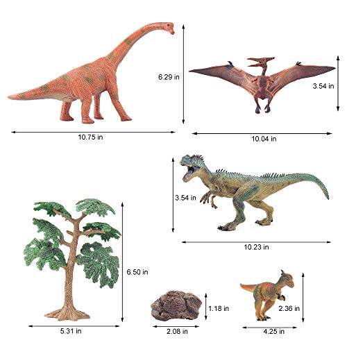 Gizmovine 1620 Set Di Giocattoli Educativi Con Dinosauro Jurassico Realistico Decorazione Per La Casa Per Bambini E Ragazzi 0 4