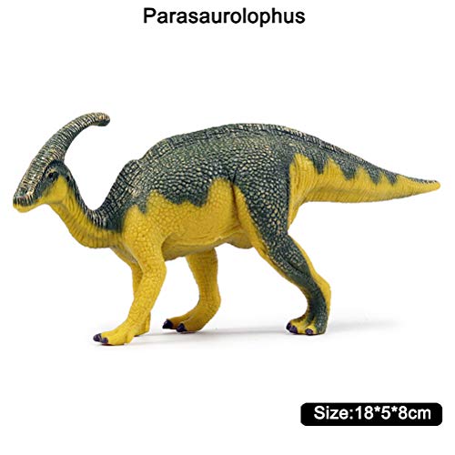 Flormoon Dinosauri Giocattoli Realistico Parasaurolophus Dinosaur Figure Di Dinosauri In Plastica Decorazioni Per Torte Feste Di Compleanno Giocattolo Per Scuola Sul Per Bambiniciano Blu E Giallo 0 0