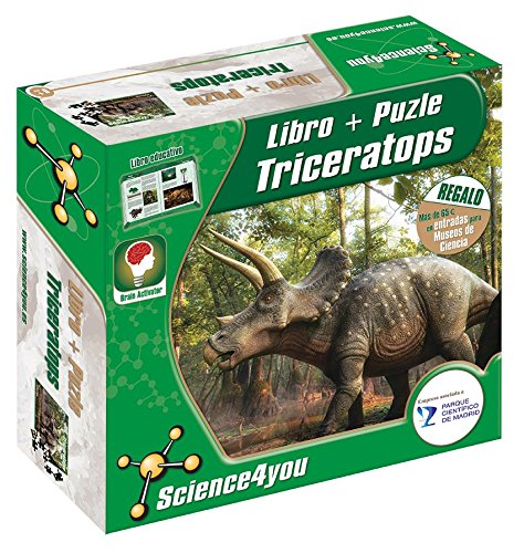 Science4you Puzzle Libro Triceratopo Gioco Educativo E Scientifico 0
