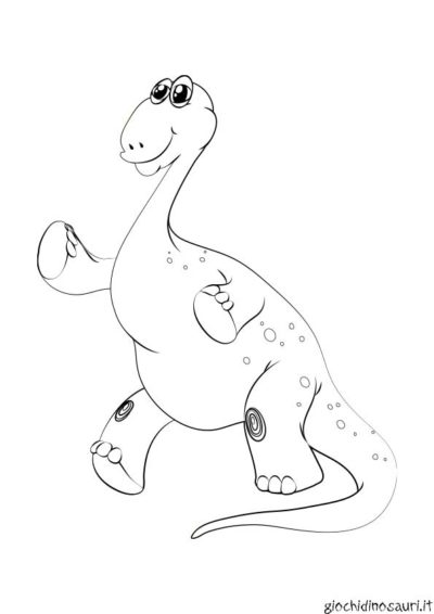 Brontosauro Disegno Da Colorare