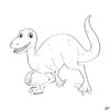 Velociraptor Disegno Da Colorare