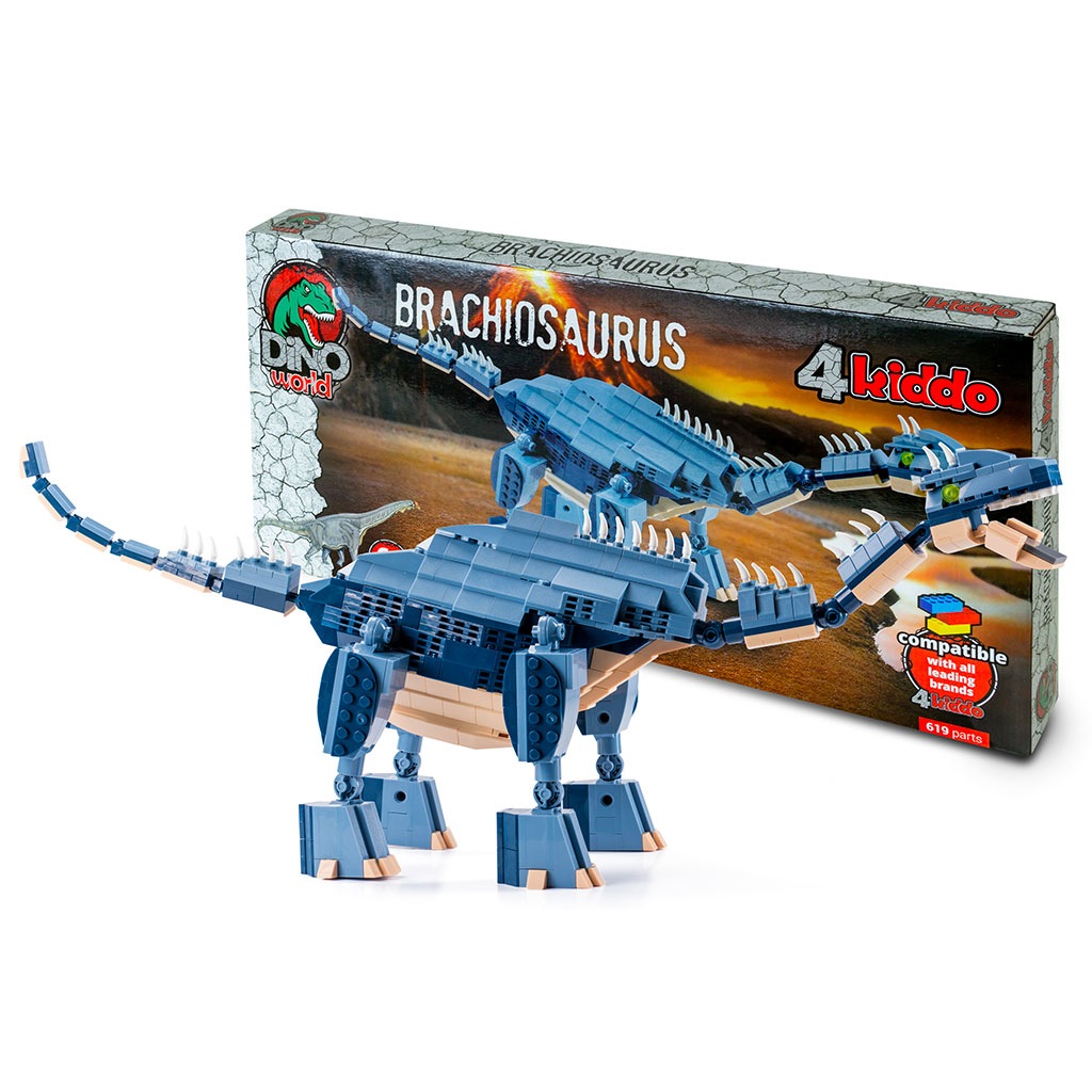 Brachiosauro 4kiddo Lego Scatola Modellino