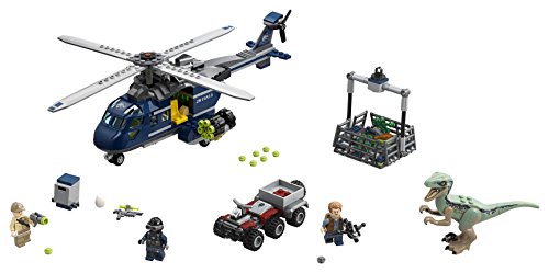 Lego Jurassic World La Poursuite En Helicoptere De Blue 75928 397 Pieces 0 0