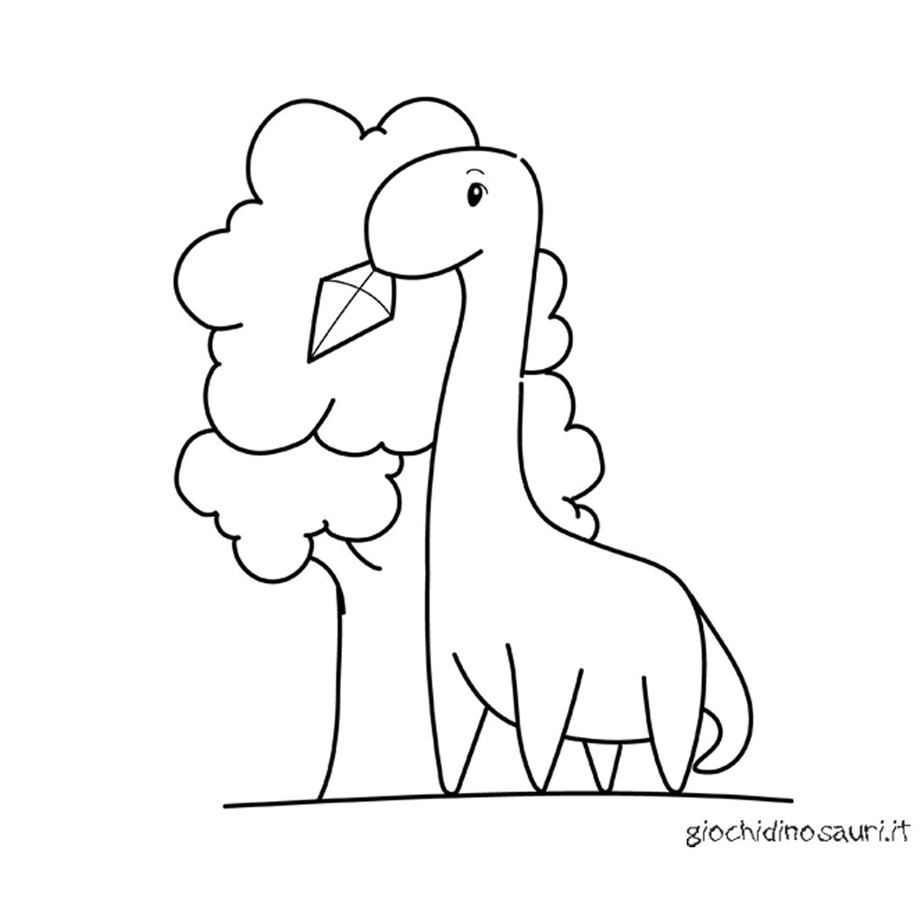 Brontosauro Da Colorare E Stampare Cover