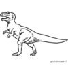 Tirannosauro Da Stampare E Colorare Cover