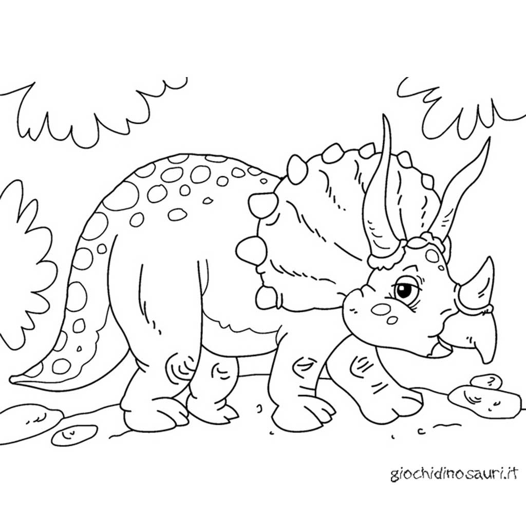 Triceratopo Disegni Da Colorare Cover