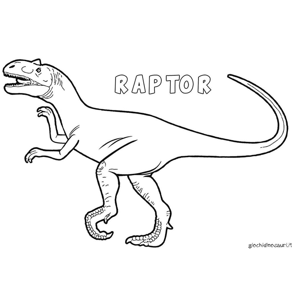 Velociraptor Disegni Da Colorare Cover