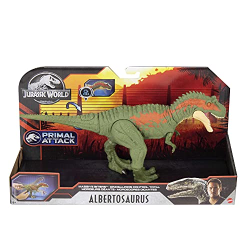 Jurassic World Morso Estremo Dinosauro Albertosaurus Attivabile Giocattolo Per Bambini 4annigvg67 0 4