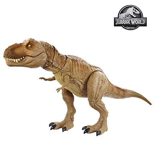 Jurassic World T Rex Ruggito Epico Dinosauro Snodato Con Suoni E Vibrazioni Giocattolo Per Bambini 4anni Grn70 0 0